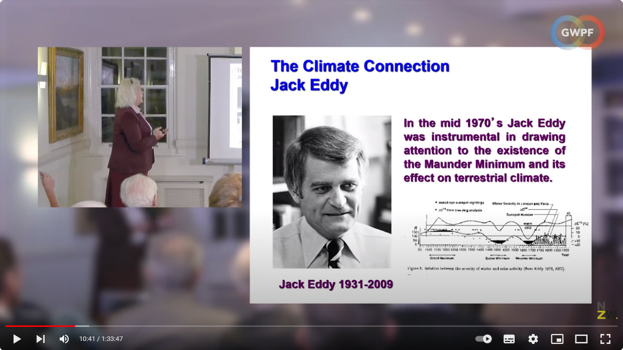 Jack Eddy and the connection between the Maunder Minimum and climate My Take on the Carbon Dioxide Narrative: Part 3: The Sun and Sunspots
