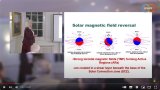 Solar magnetic field reversal during a cycle