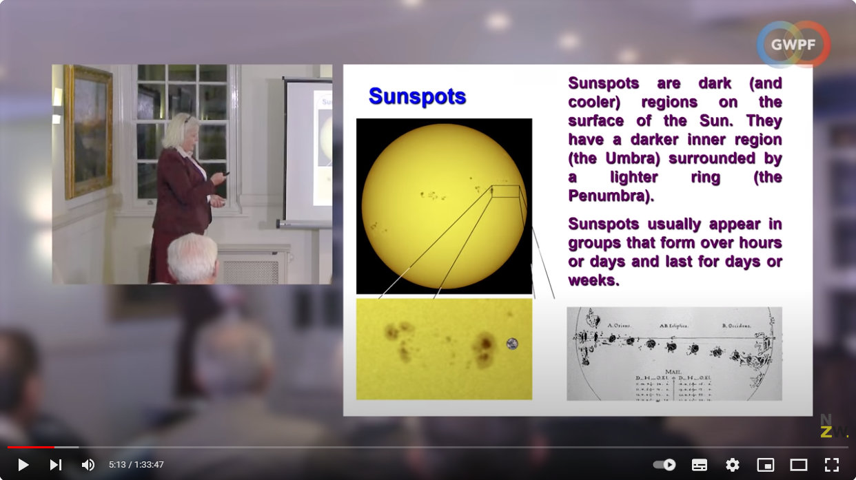 Representations of sunspots My Take on the Carbon Dioxide Narrative: Part 3: The Sun and Sunspots