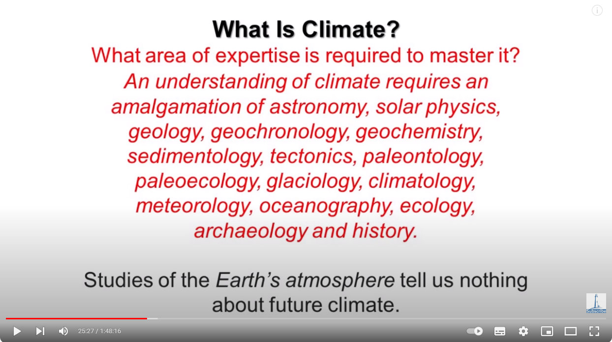 Studies of the Earth's atmosphere tell us nothing about future climate My Take on the Carbon Dioxide Narrative: Part 3: The Sun and Sunspots