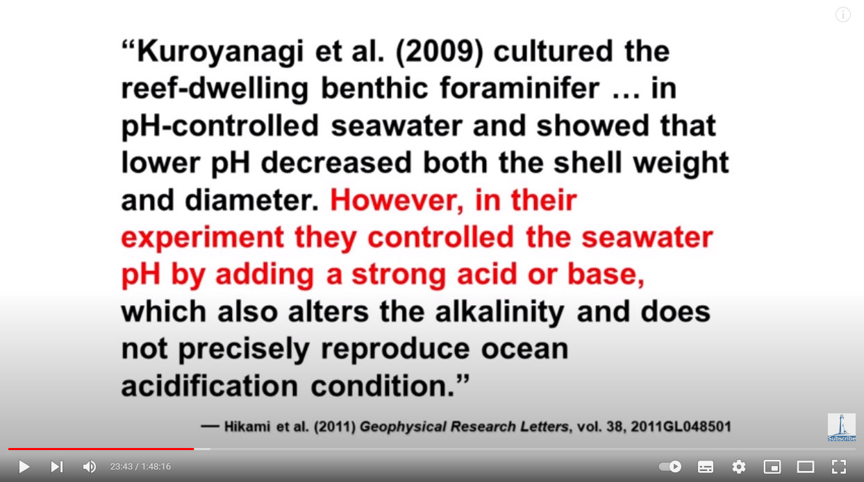 Adding strong acids and bases to alter seawater pH My Take on the Carbon Dioxide Narrative: Part 2 Extended