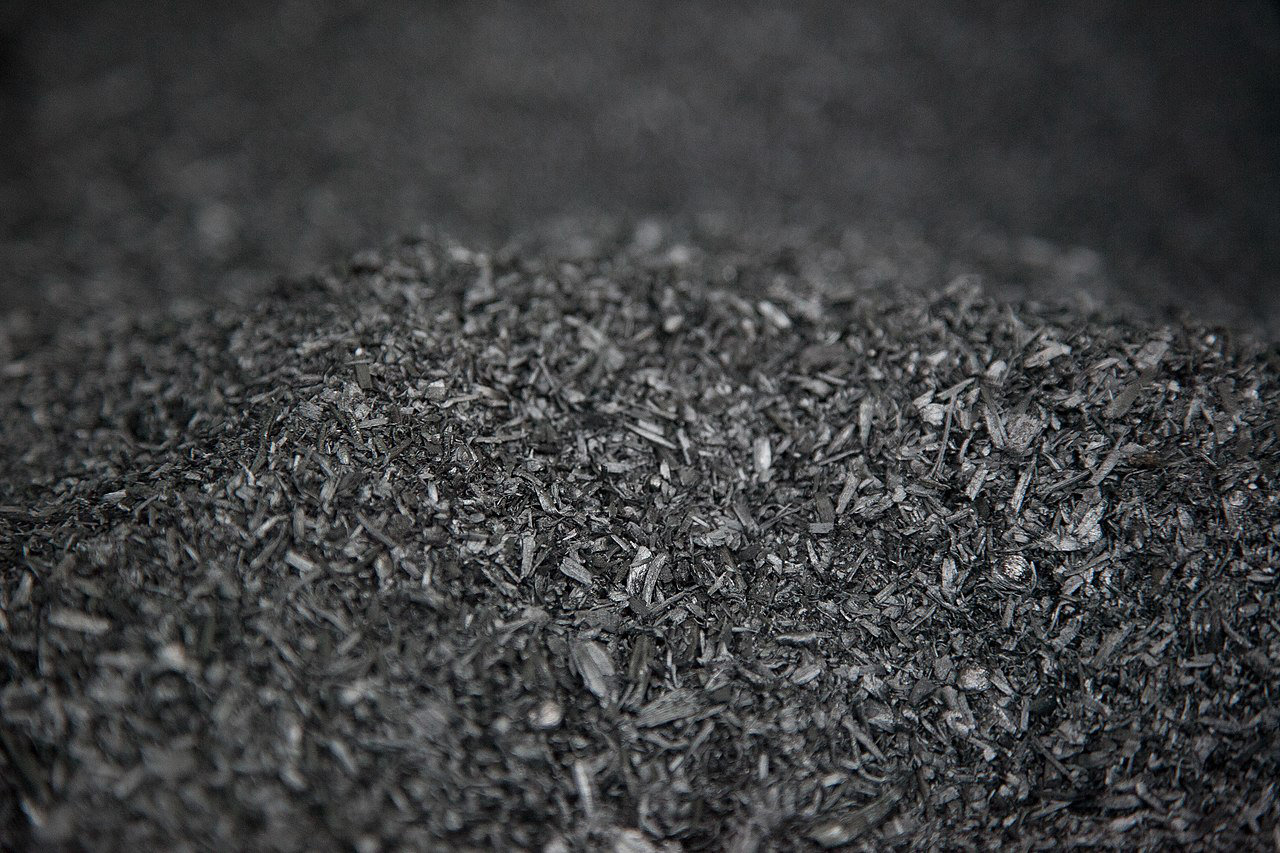 A pile of biochar On Biochar