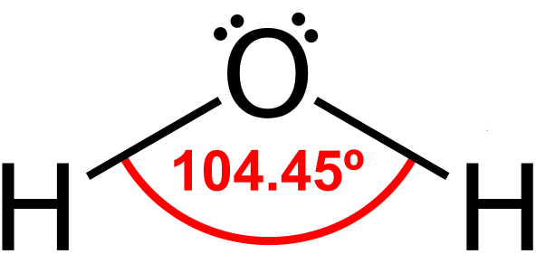 The structure of a water molecule, showing the two electron pairs What Makes Water So Important to Life?